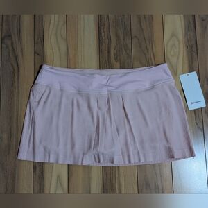 NWT! Lululemon Pleat To Street Skirt Flush Pink Size 14